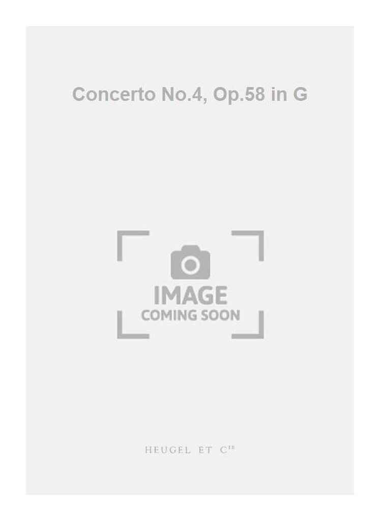 Concerto No.4, Op.58 in G