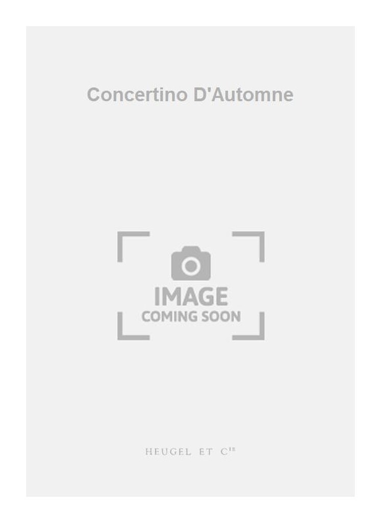 Concertino D'Automne