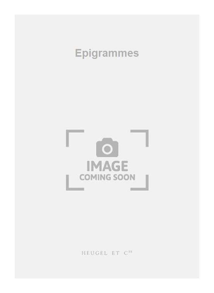 Epigrammes