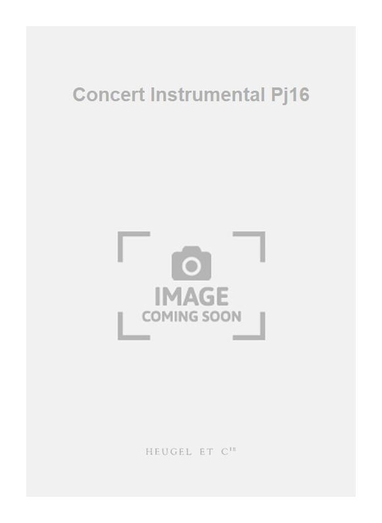 Concert Instrumental Pj16