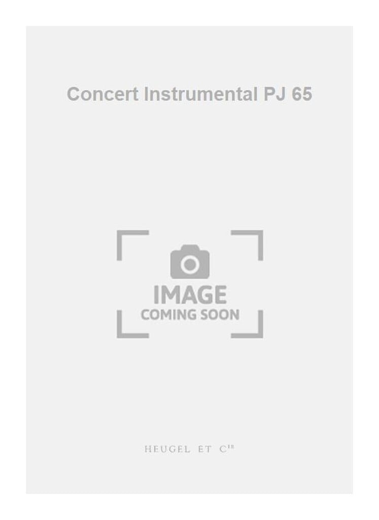 Dowland Concert Instrumental PJ 65