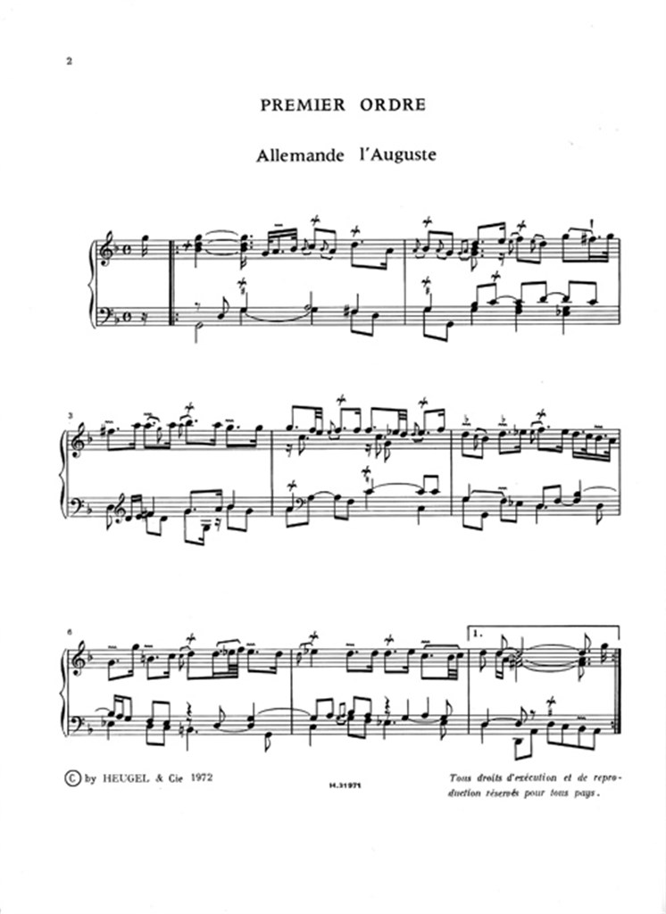 Pieces De Clavecin 1 ( Gilbert )