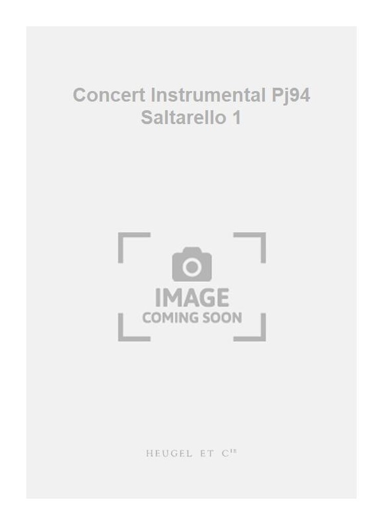 Concert Instrumental Pj94 Saltarello 1