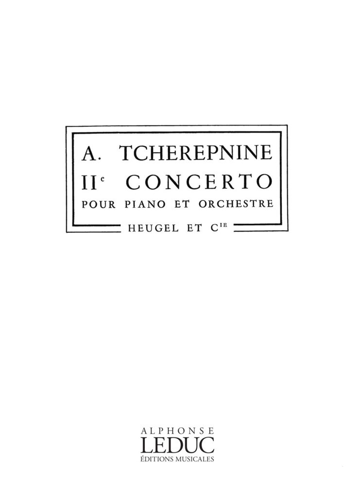 Concerto N02 Op26 Piano