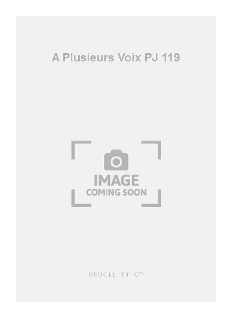 Cossetto A Plusieurs Voix PJ 119