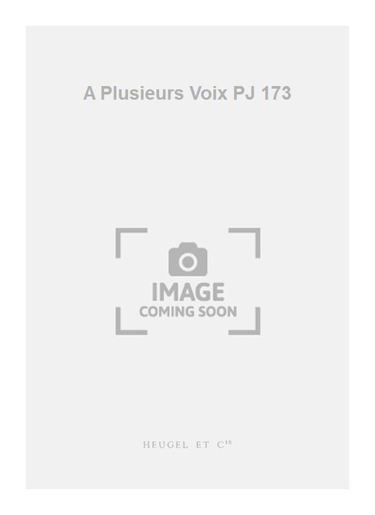 Cossetto A Plusieurs Voix PJ 173