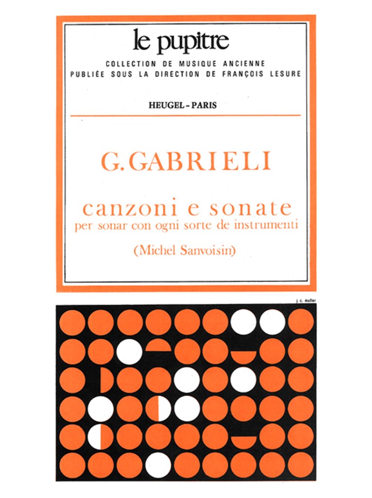 Canzoni e Sonate pour divers Instruments