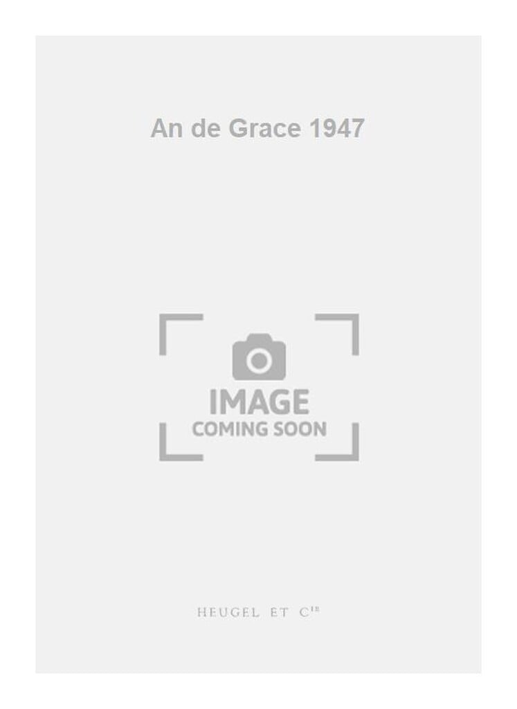 Alain Louvier: An de Grace 1947