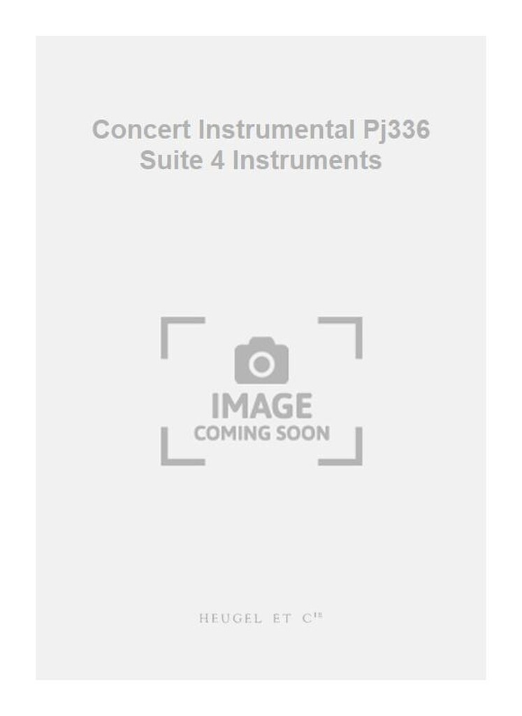 Concert Instrumental Pj336 Suite 4 Instruments
