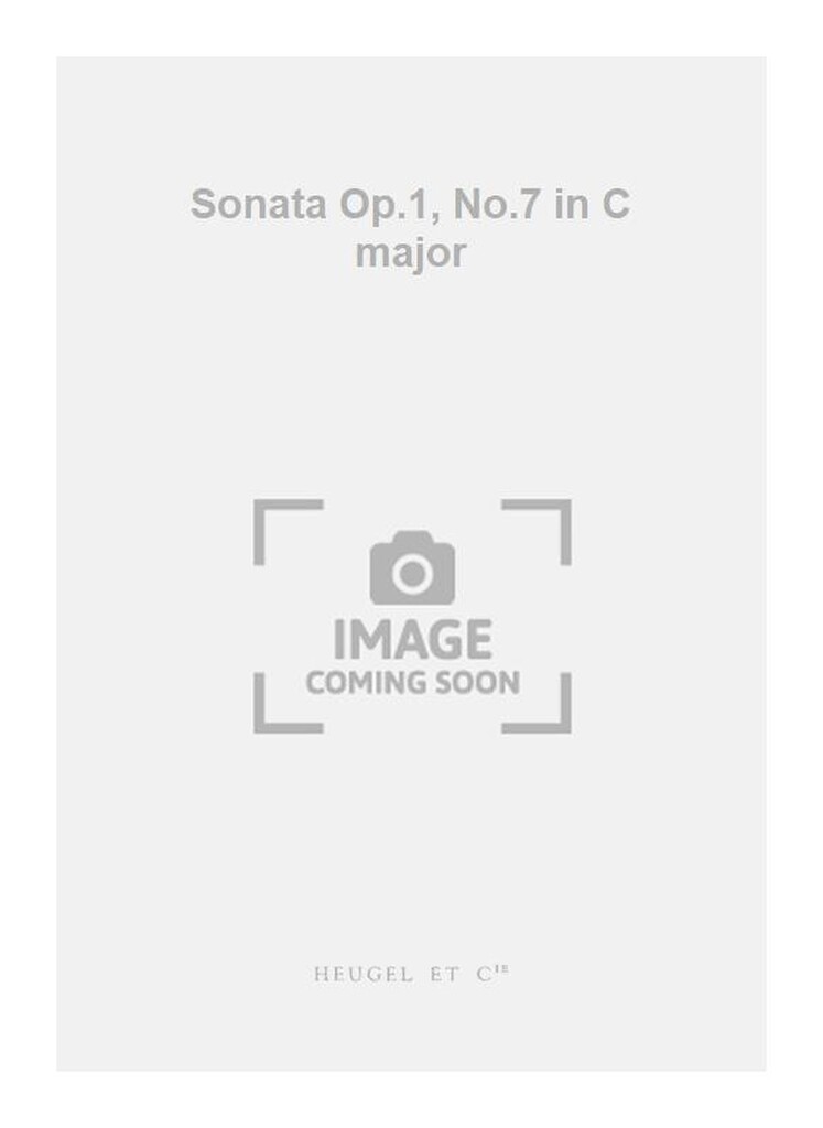 Sonata Op.1, No.7 in C major