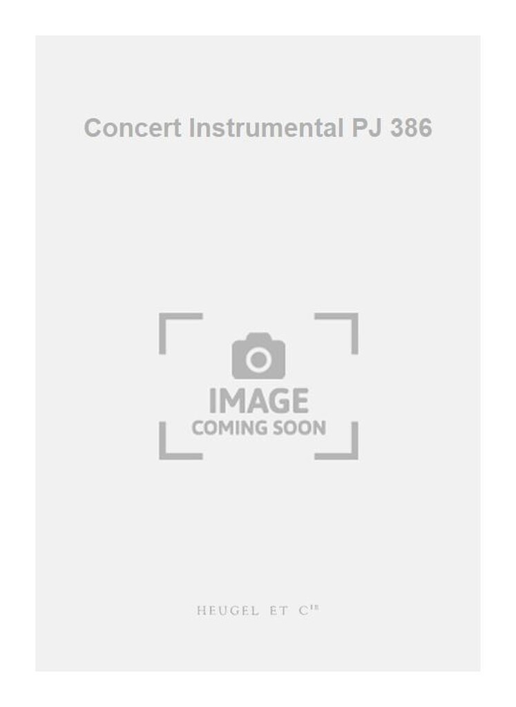 Concert Instrumental PJ 386