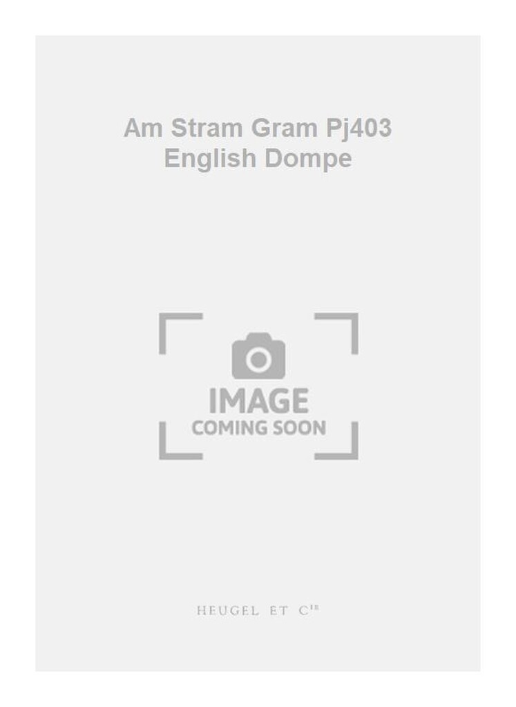 Am Stram Gram Pj403 English Dompe
