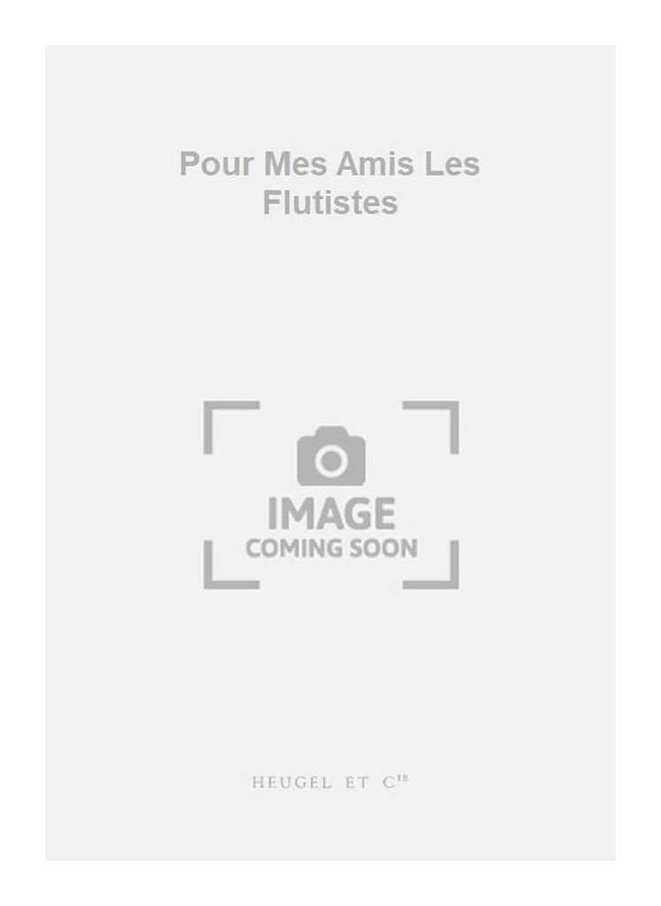 Pour Mes Amis Les Flutistes