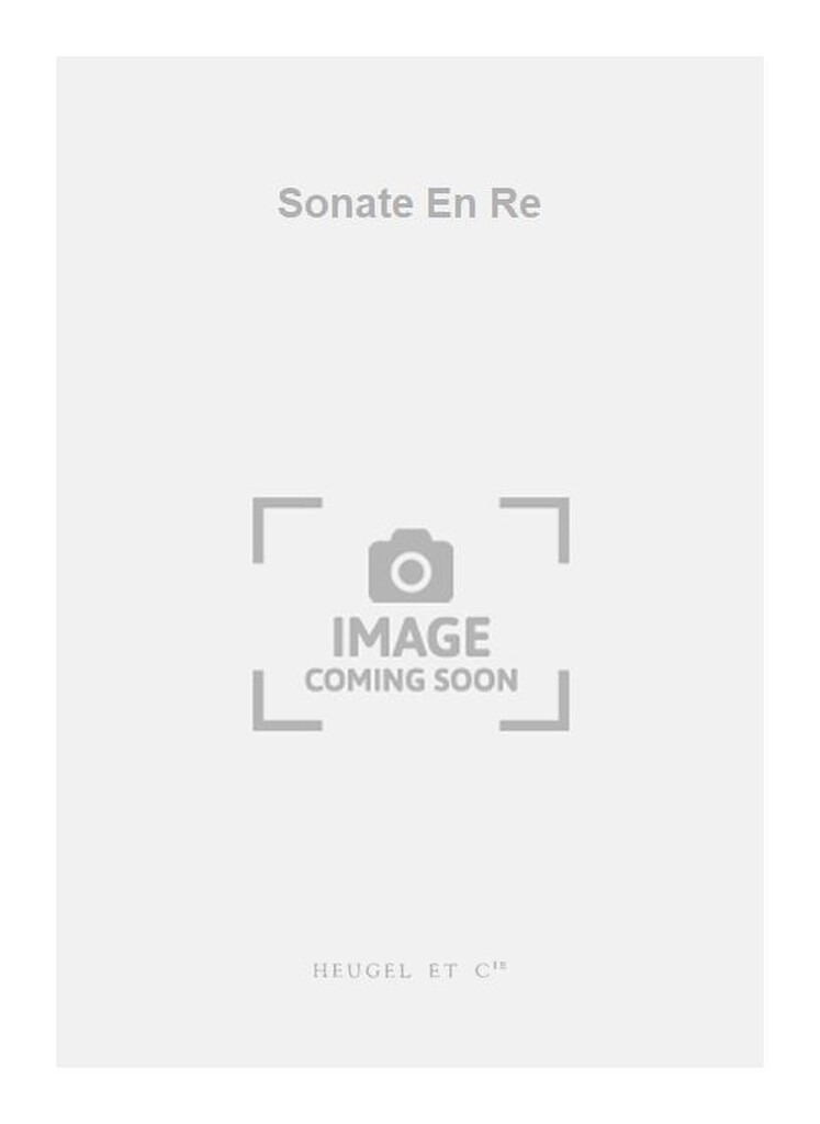 Sonate En Re