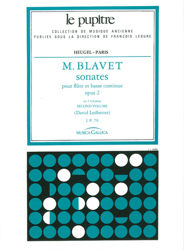 Sonates pour flutes et continuo op 2 volume 2