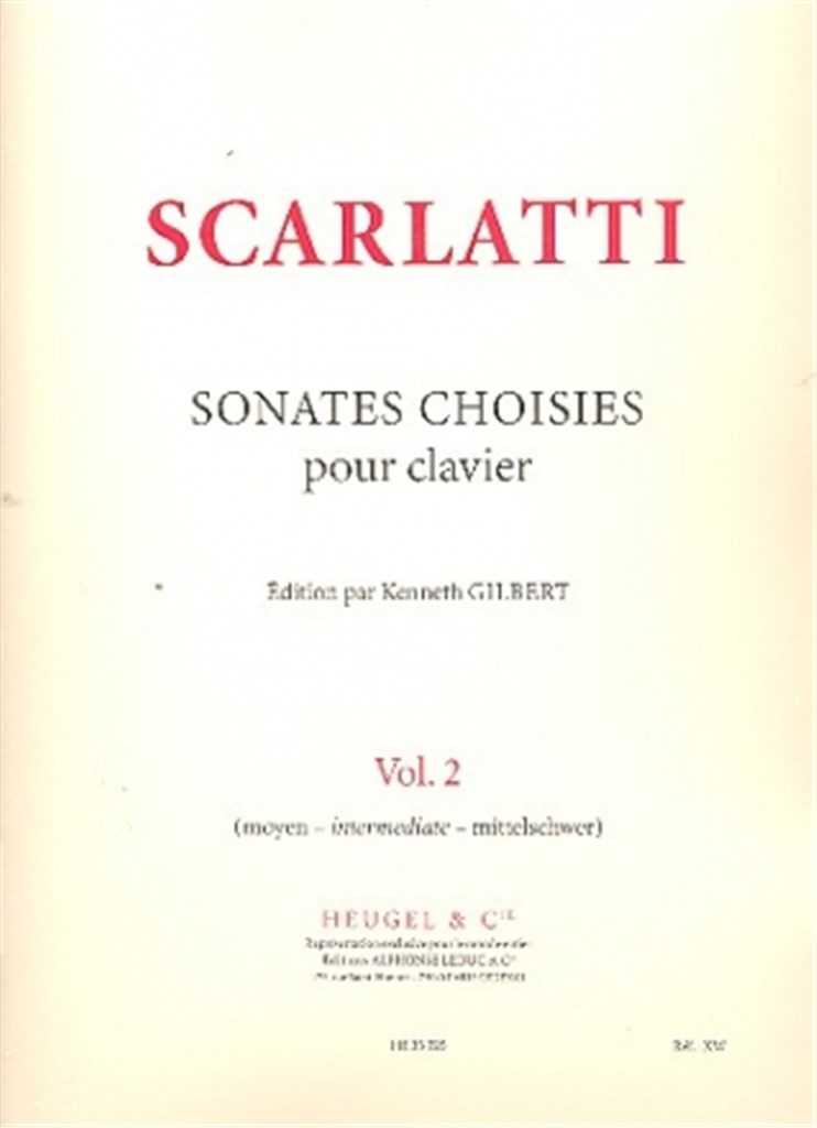 Sonates Choisies Pour Clavier Vol 2 (Gilbert)