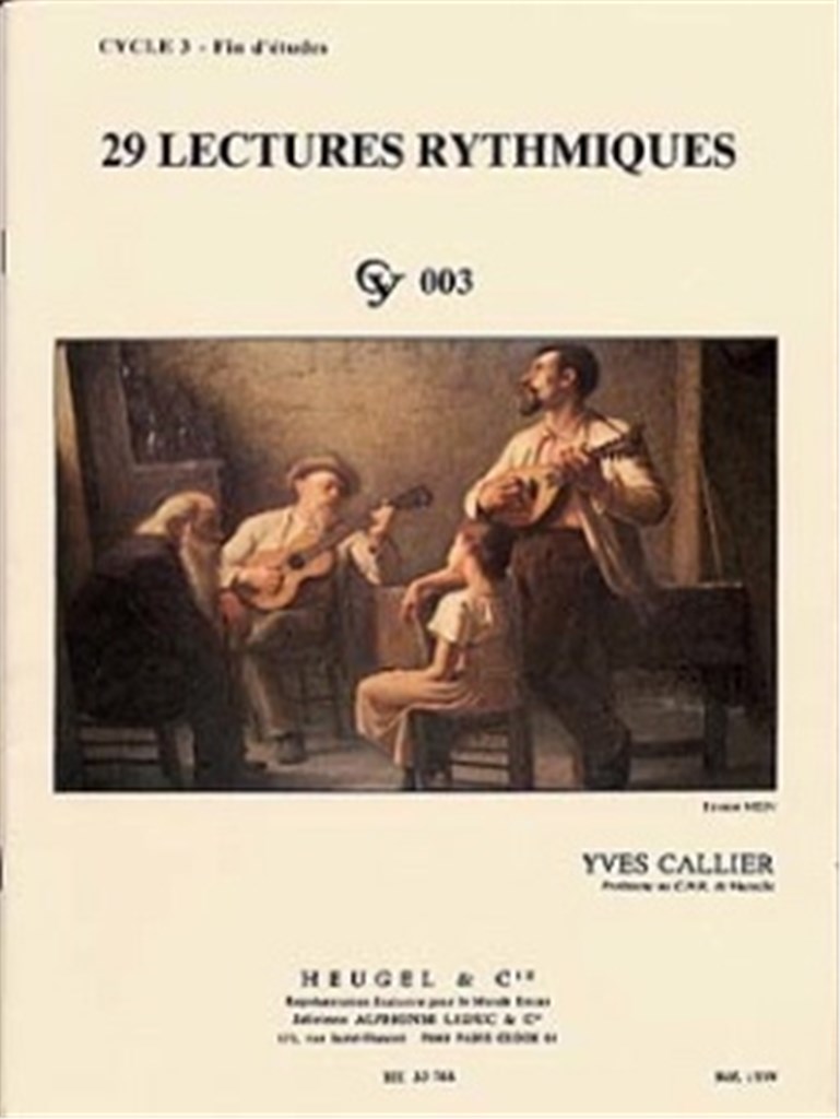 Yves Callier: 29 Rhythmic Exercises