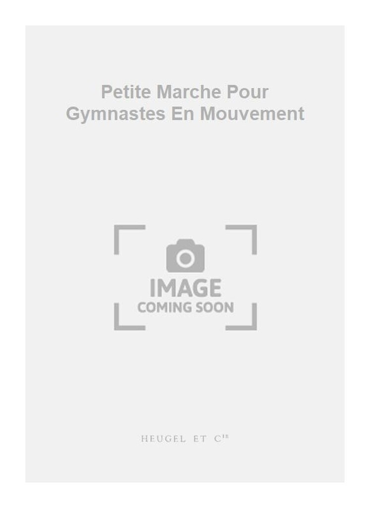 Petite Marche Pour Gymnastes En Mouvement