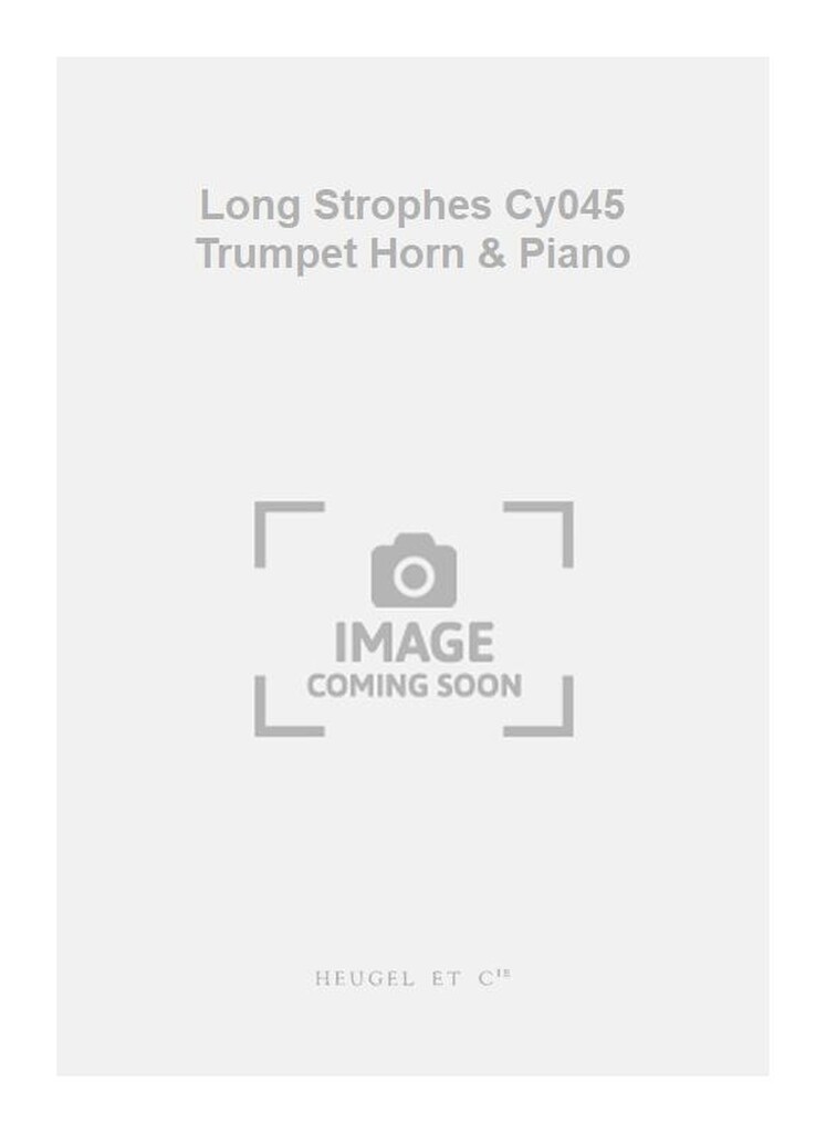 Long Strophes Cy045 Trumpet Horn & Piano