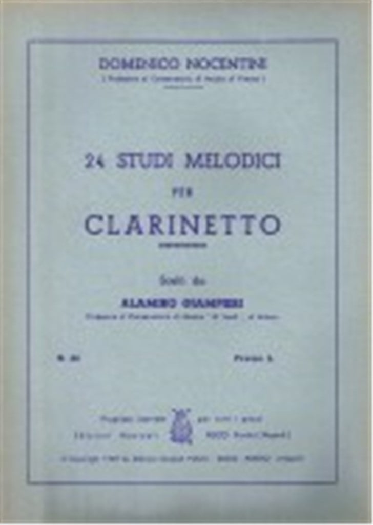 24 Studi Melodici per Clarinetto