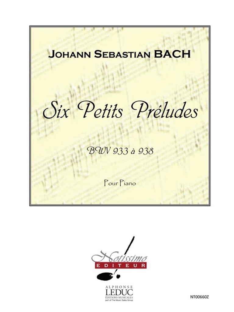 6 Petits Preludes Bwv933 A