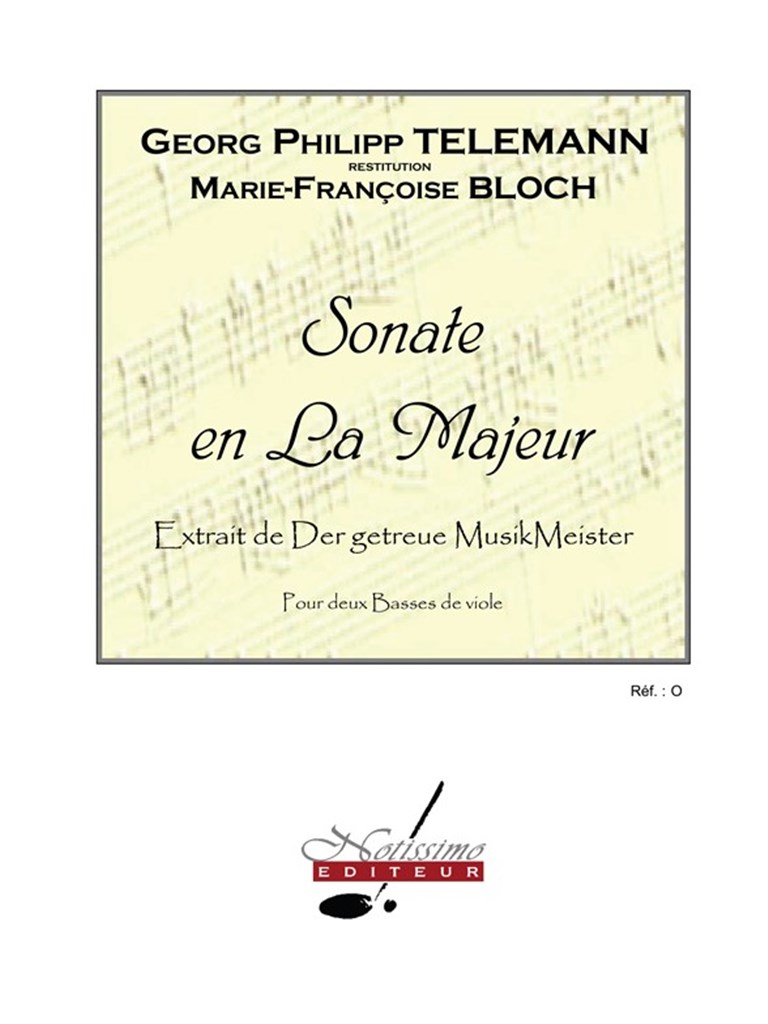 Sonate En La Majeur
