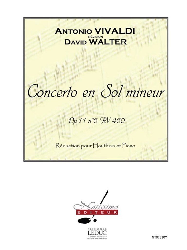 Concerto En Sol Mineur Op11 N6