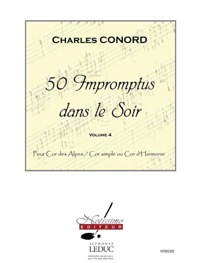 50 Impromptus Dans Le Soir Cor Des Alpes Vol 4