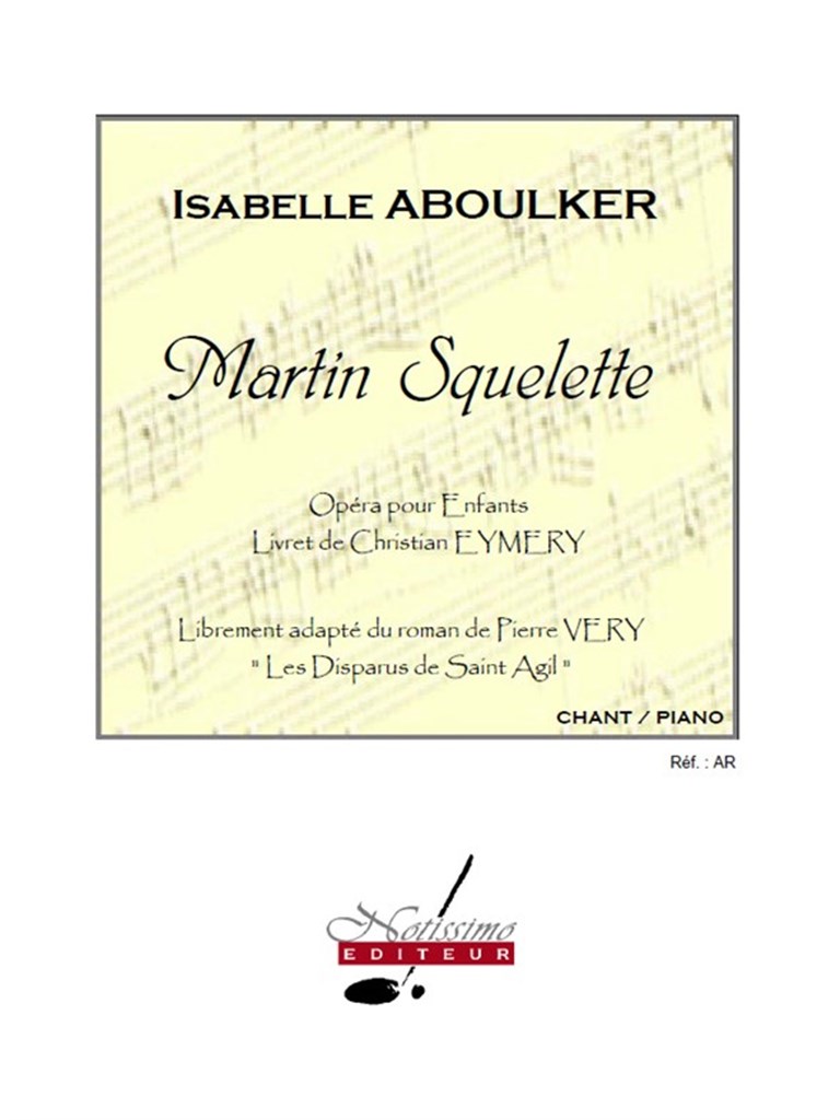 Eymery Very Martin Squelette Opera Voice & Piano