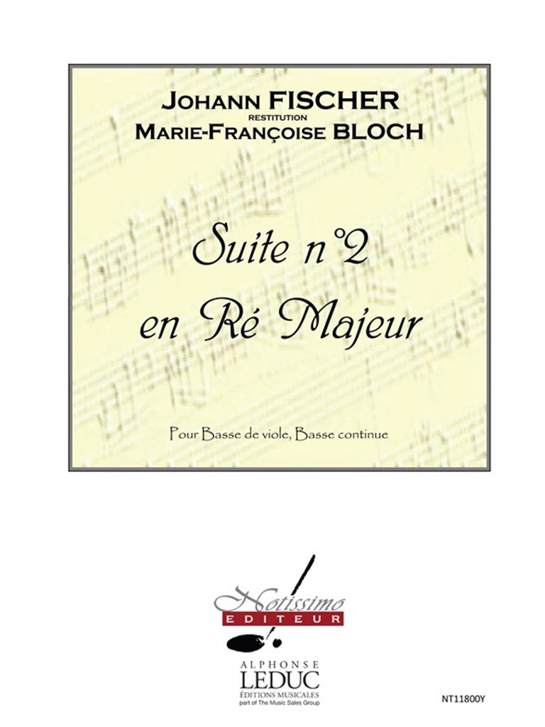 Suite No 2 In D Major Bass Viola Da Gamba & BC