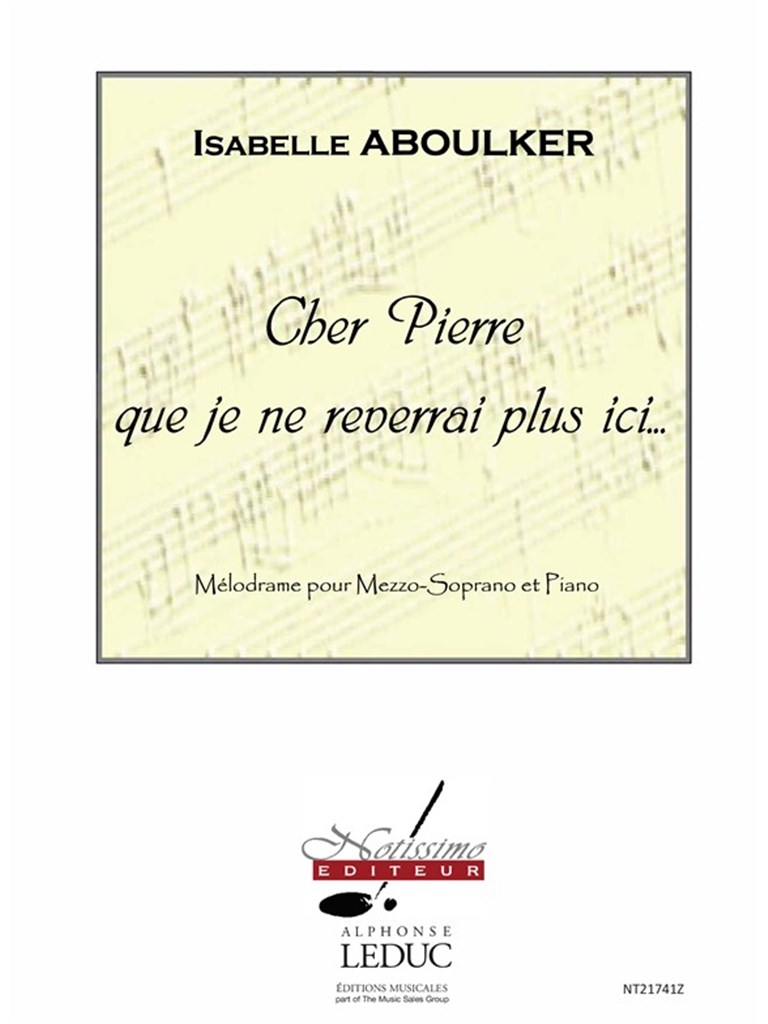 Cher Pierre Que Je Ne Reverrai Plus Ici