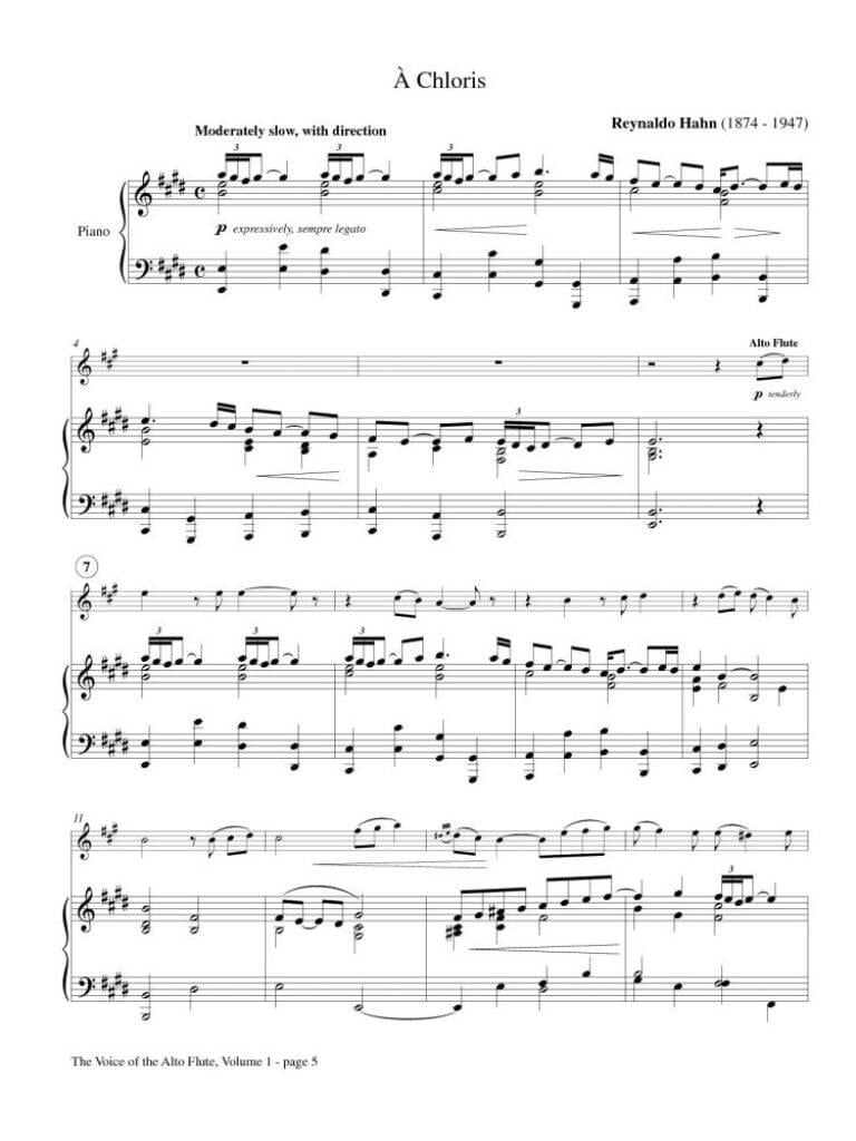 The Voice of the Alto Flute, Volume 1