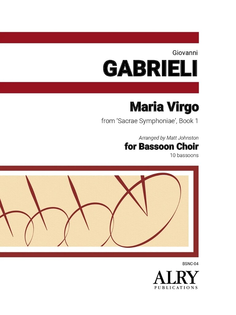 Maria Virgo from 'Sacrae Symphoniae', Book 1