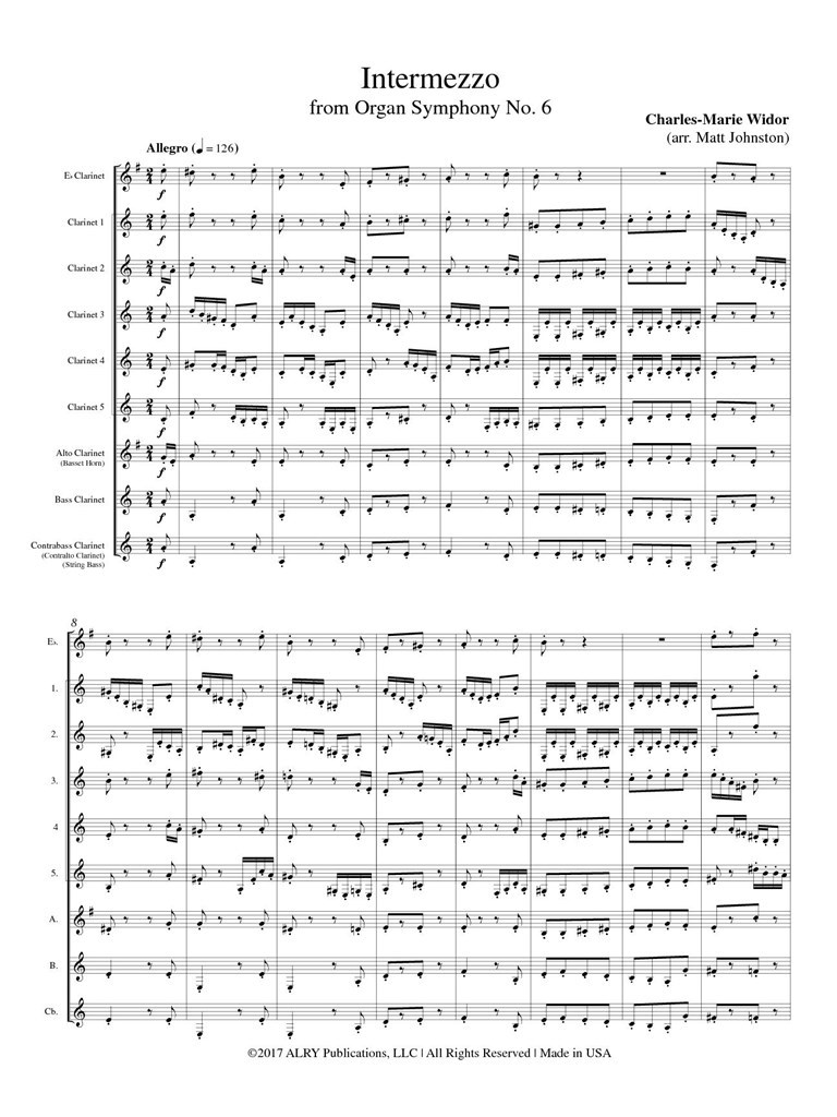 Intermezzo From Organ Symphony No. 6