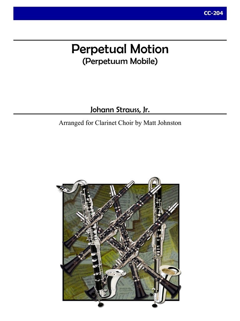 Perpetual Motion for Clarinet Choir