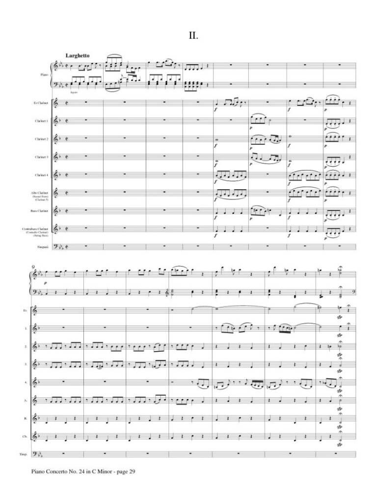 Piano Concerto No. 24 in C Minor