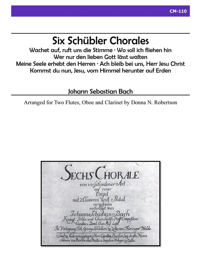 Six Schubler Chorales