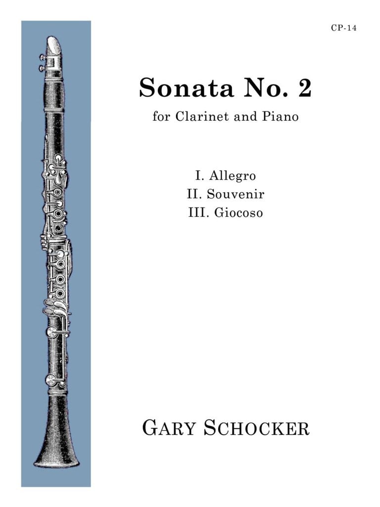 Sonata No. 2 For Clarinet and Piano