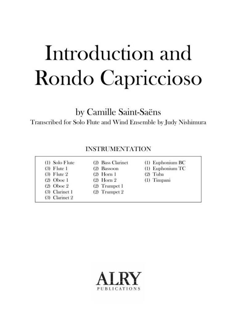 Introduction and Rondo Capriccioso