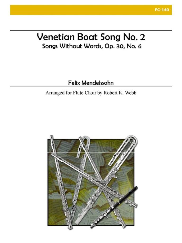 Venetian Boat Song No. 2 for Flute Choir