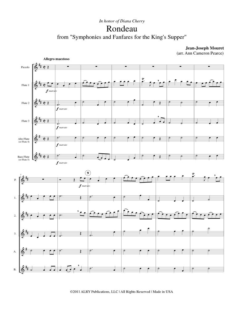 Rondeau From Symphonies and Fanfares