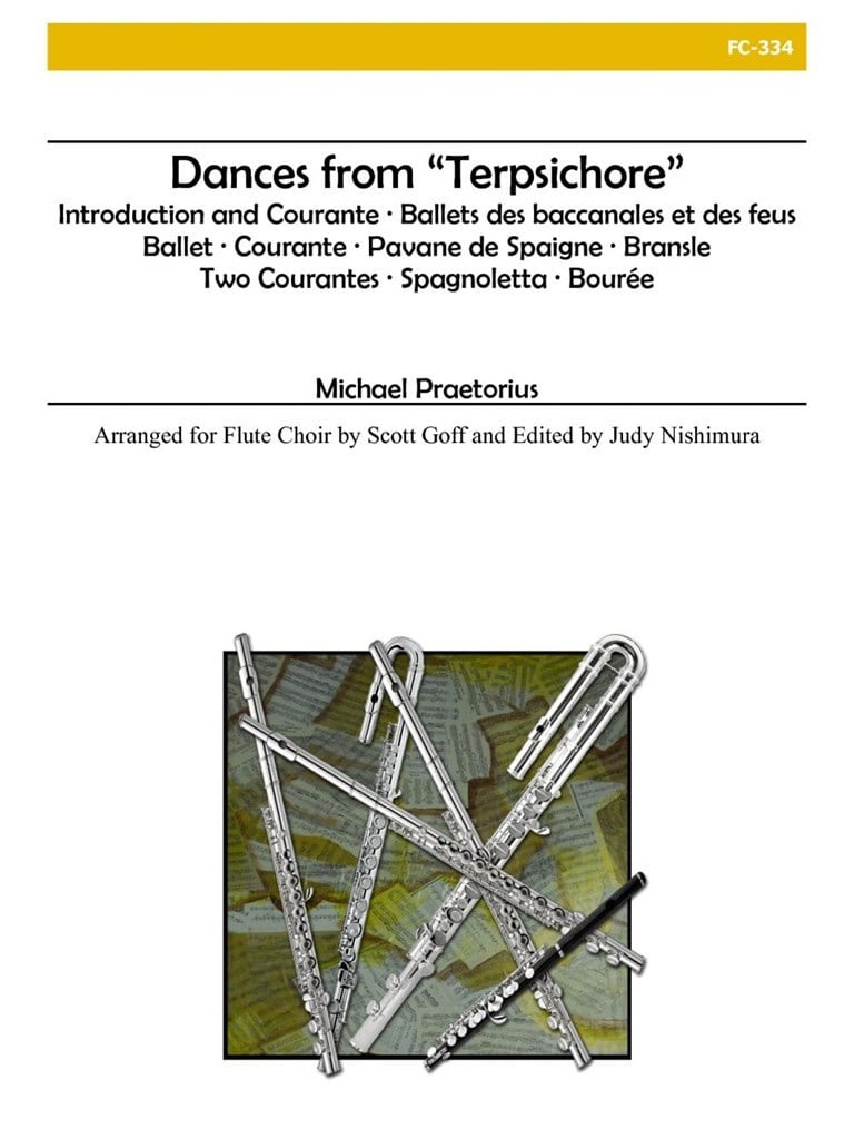 Dances From Terpsichore For Flute Choir