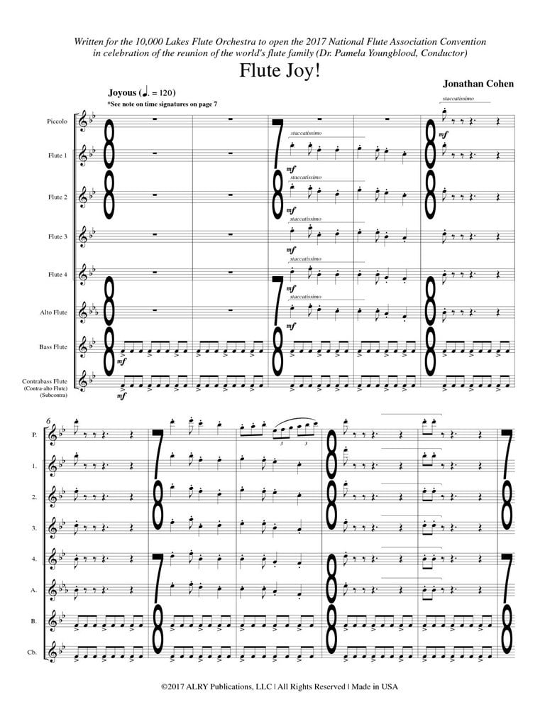 Flute Joy! for Flute Choir