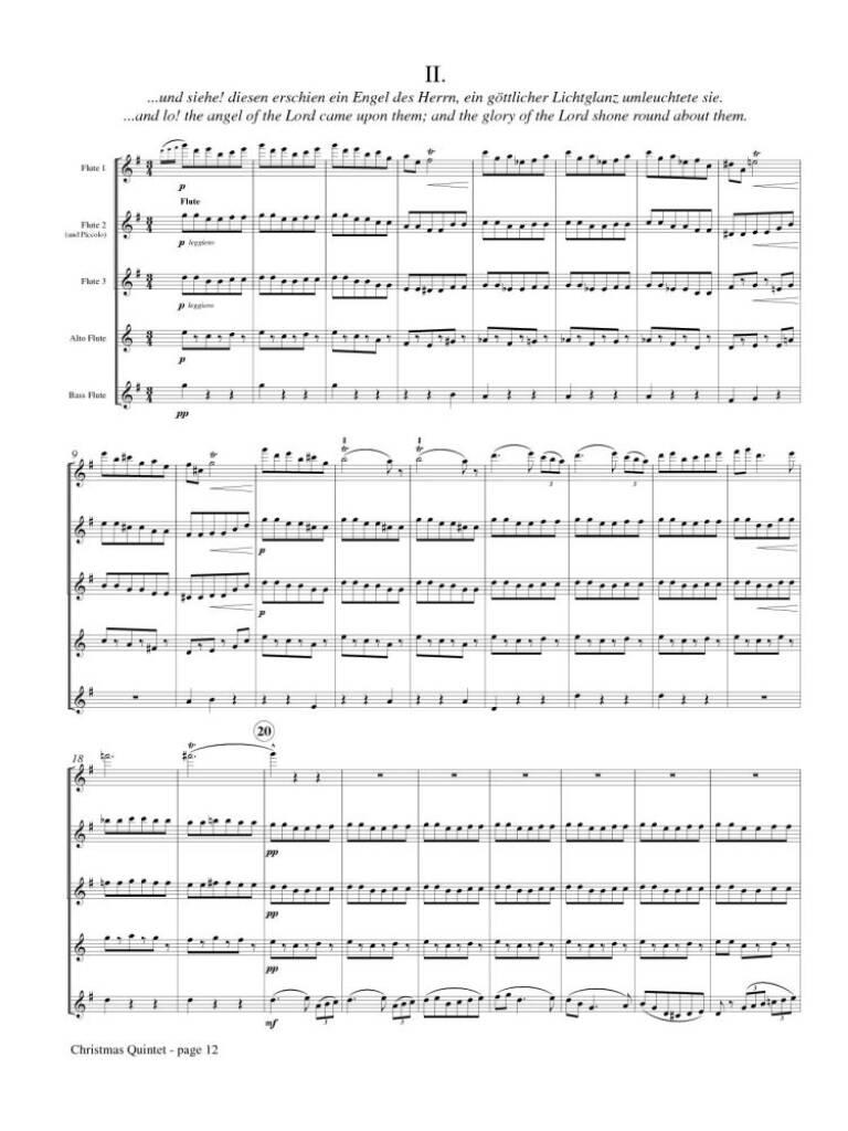 Quintett in D - Weihnacht