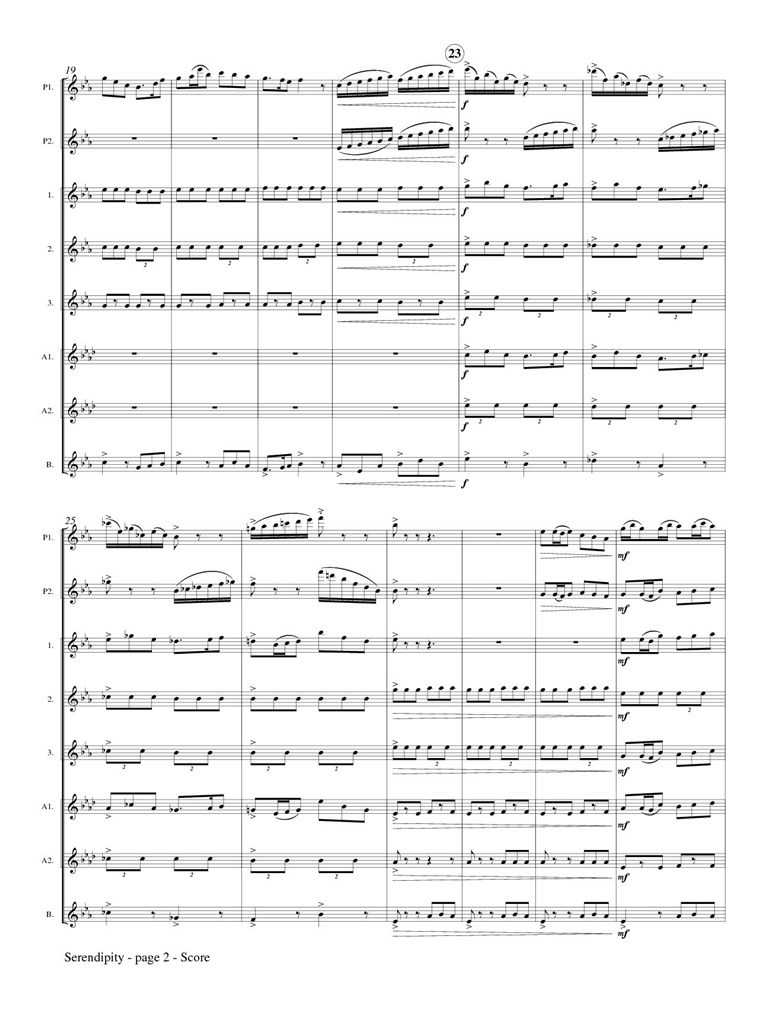 Serendipity for Flute Choir