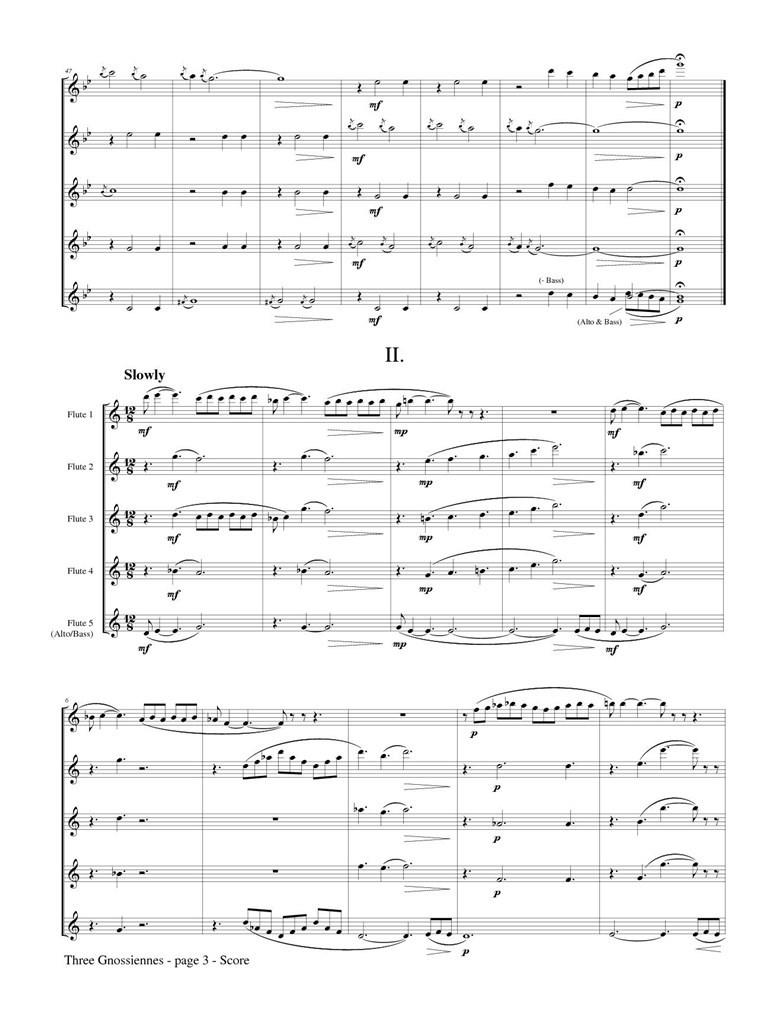 Three Gnossiennes