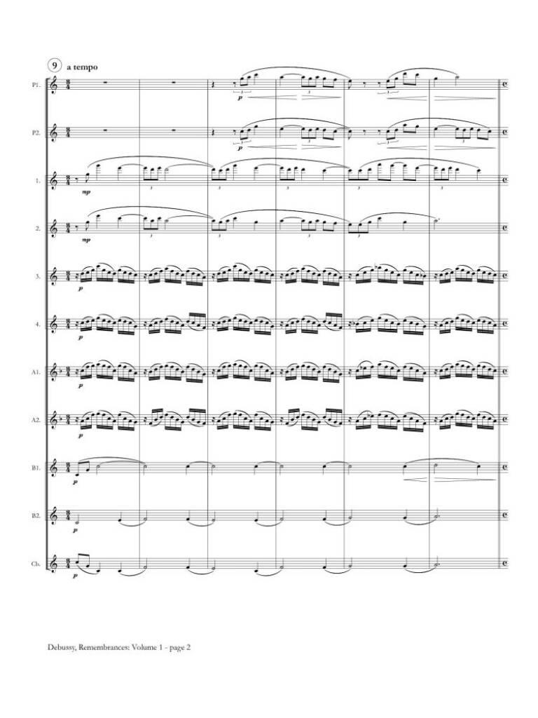 Remembrances, Volume 1: Debussy