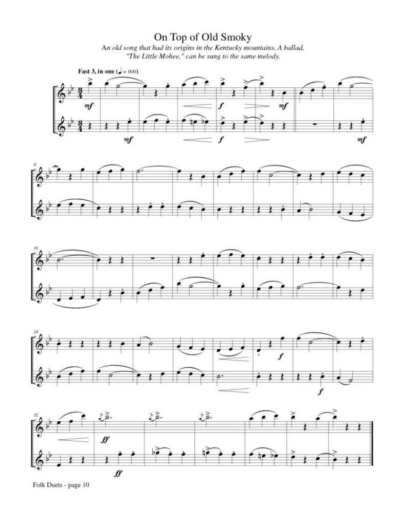 Folk Duets for the Contemporary Flutist