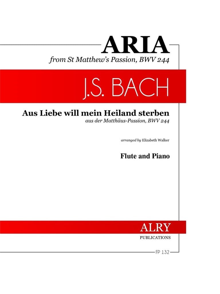 Aus Liebe will mein Heiland sterben
