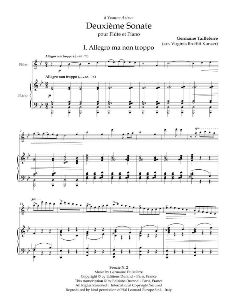 Deuxieme Sonate